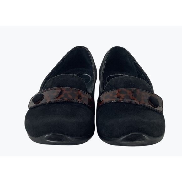 Dansko Olena Womens Black Suede Loafers With Strap Size EU 38/US 8 - Picture 2 of 8